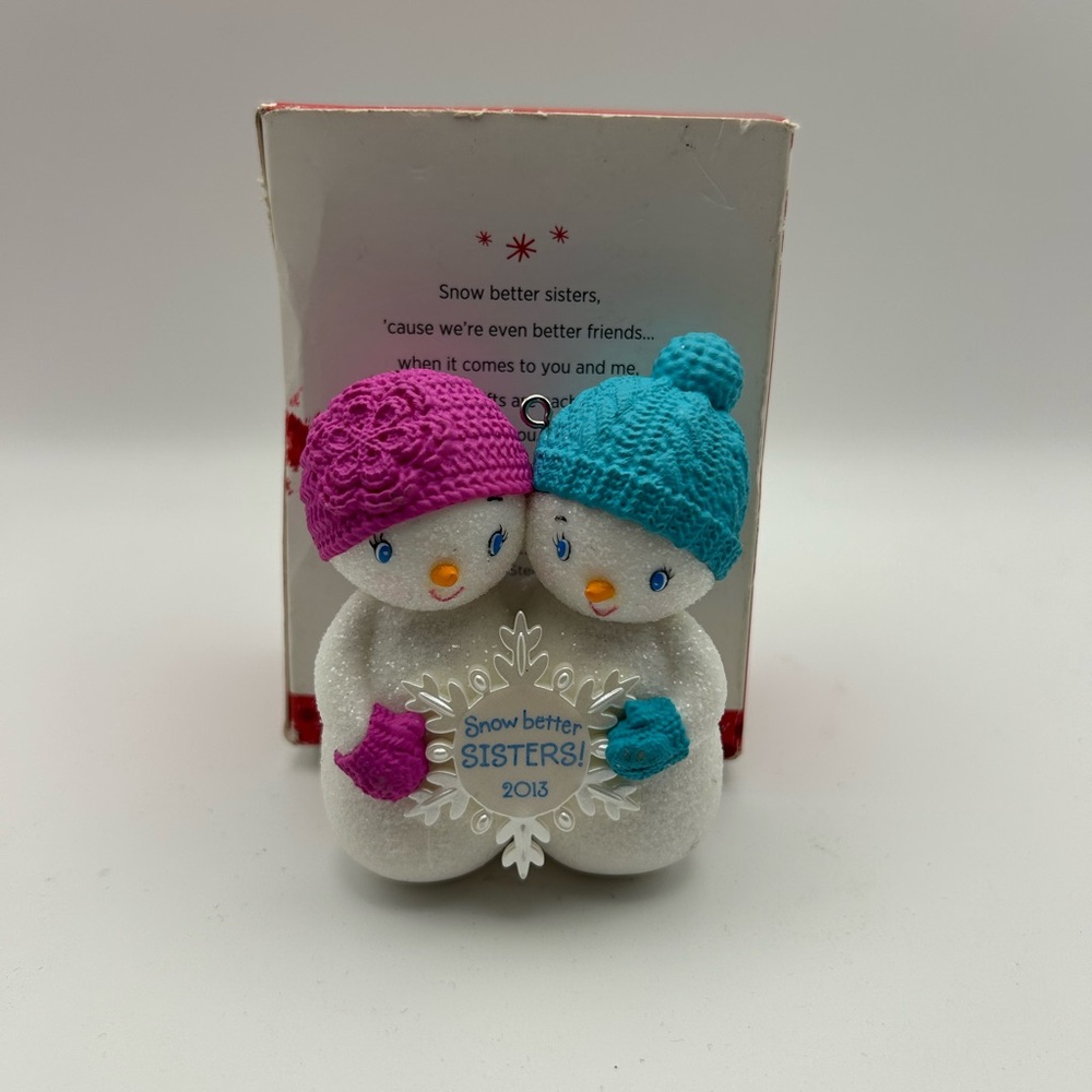 2013 Hallmark Keepsake Ornament - Snow Better Sisters Christmas F110